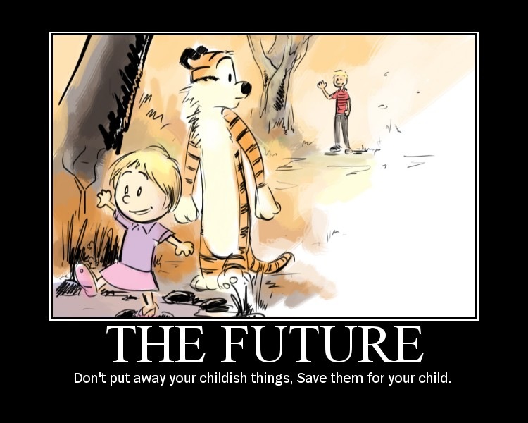 Calvin and Hobbes Grown Up